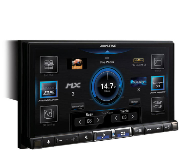Alpine iLX-705DM 2DIN 7" CarPlay + Android Auto - 1324159 - zdjęcie